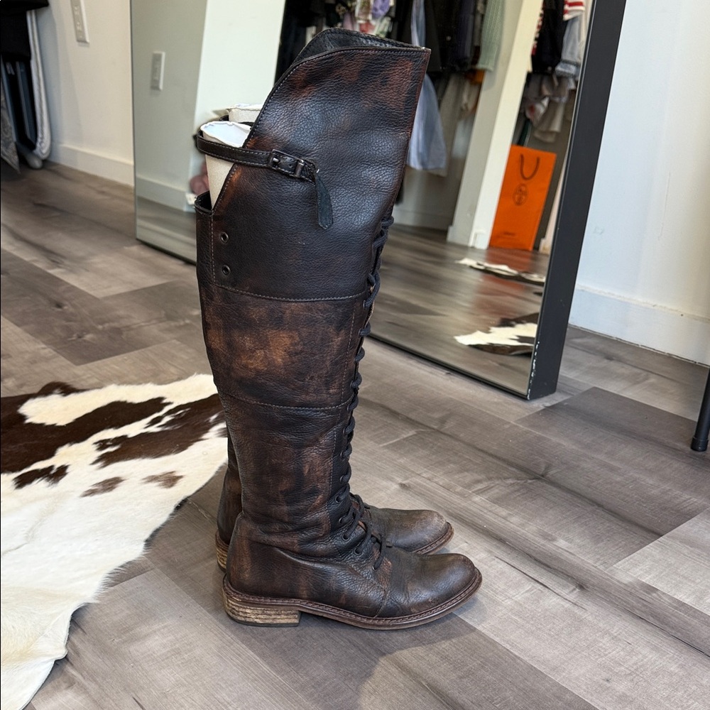 Brown Over the Knee Boots